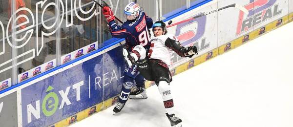 Zápas Sparta vs. Pardubice bude šlágrem dnešního 39. kola Tipsport ELH 2025-26.