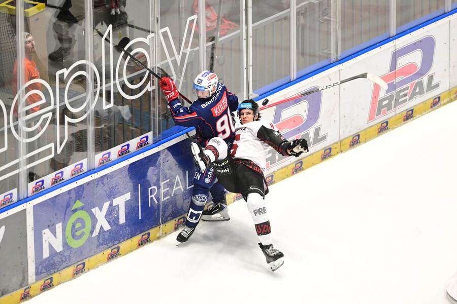 Zápas Sparta vs. Pardubice bude šlágrem dnešního 39. kola Tipsport ELH 2025-26.