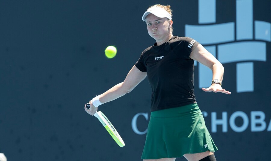 Barbora Krejčíková má před sebou velmi náročné první kolo s&nbsp;Dianou Shnaider
