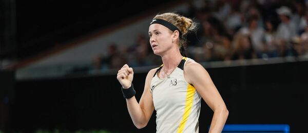 Marie Bouzková na turnaji v Adelaide