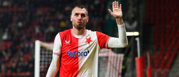 Tomáš Chorý v dresu Slavie