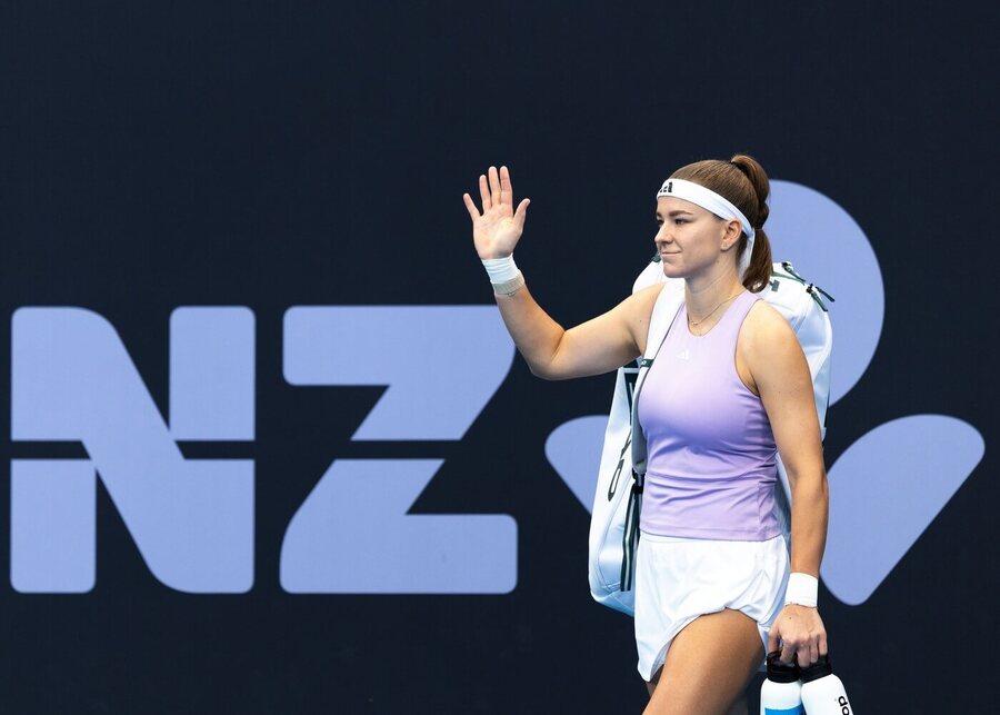 Karolína Muchová na turnaji v&nbsp;Brisbane