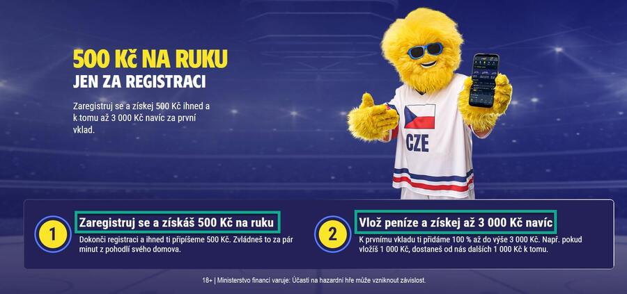 Jediná 2 dostupné bonusy u&nbsp;Sazkabet, které jsou vedeny na jejich oficiálním webu