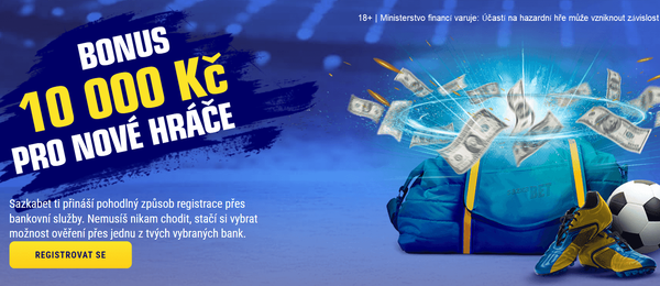 Získejte bonus za registraci a vstupní bonus na Sazkabet (Allwyn)