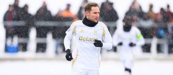 Útočník Jan Kuchta během přípravného střetnutí