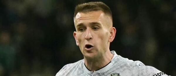 Amar Memič (Viktoria Plzeň) během utkání s Panathinaikosem v Evropské lize