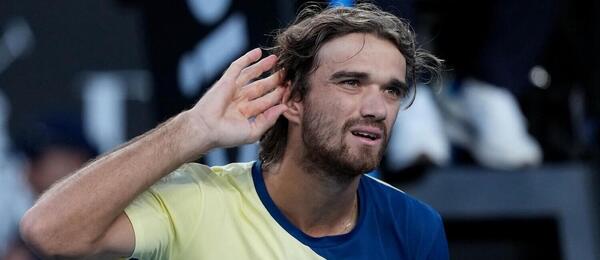 Tomáš Macháč po vítězství nad Stefanosem Tsitsipasem ve druhém kole Australian Open