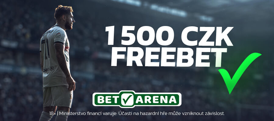 Využijte FREEBET 1500&nbsp;Kč u&nbsp;Betana