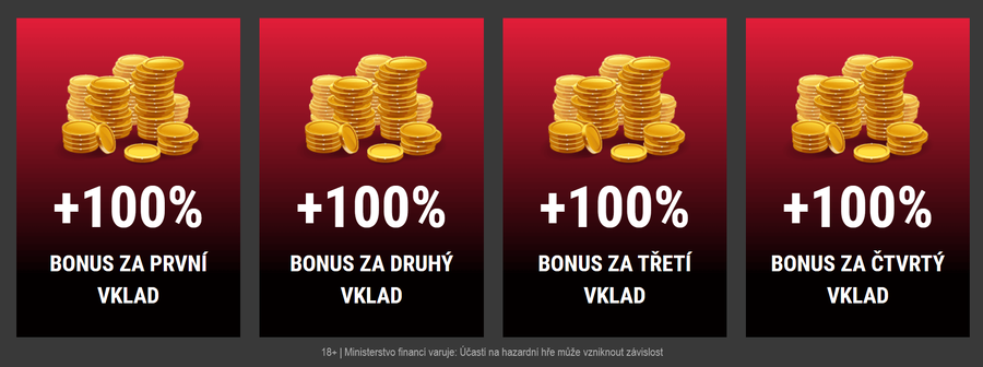 Schéma vyplácení SYNOT TIP bonusu na online casino