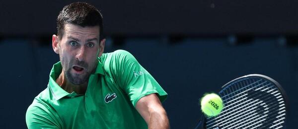 Novak Djokovič během čtvrtfinále Australian Open 2026