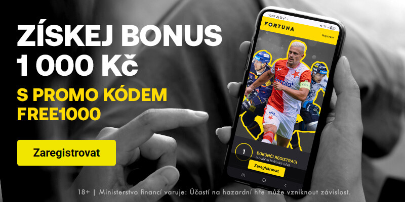 Využijte Fortuna promo kód FREE1000 a&nbsp;získejte bonus navíc