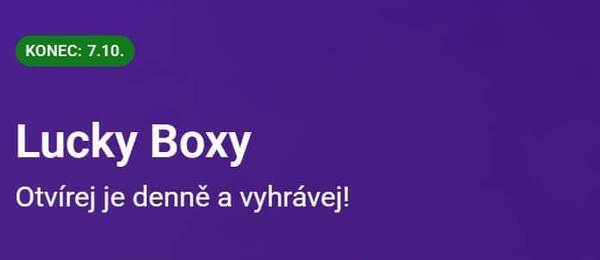 Lucky Boxy lze otevřít u Fortuny