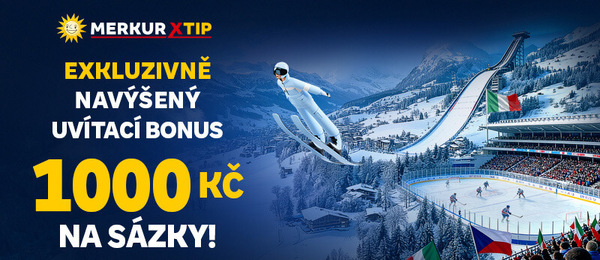 Exkluzivní bonus za registraci a první vklad u MerkurXtip