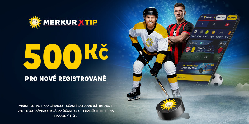 MerkurXtip za registraci a&nbsp;vklad má hodnotu 500&nbsp;Kč