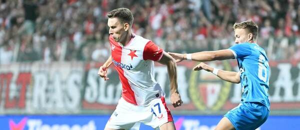 Lukáš Provod a Jan Zíka v posledním vzájemném utkání Slavie proti Mladé Boleslavi v Chance Lize