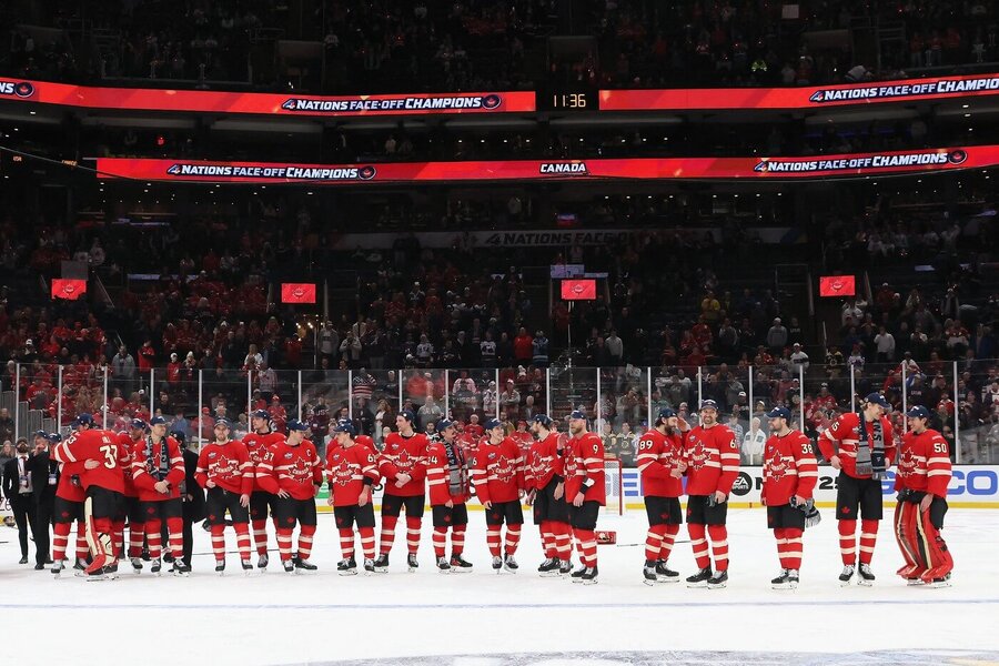 Kanadská hokejová reprezentace na 4 Nations Face-Off 2025, většina hráčů z&nbsp;tohoto výběru se zúčastní také ZOH