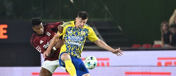 John Mercado ze Sparty a Marián Pišoja ze Zlína