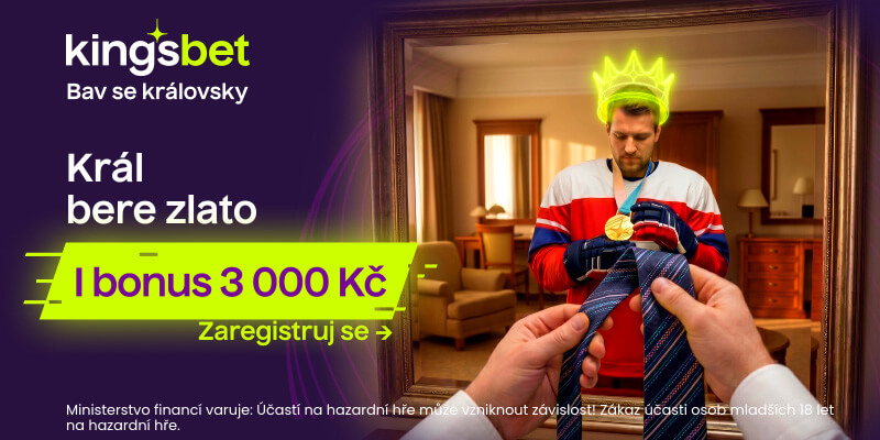 Kingsbet bonus za registraci a&nbsp;vklad je až 3&nbsp;000&nbsp;Kč