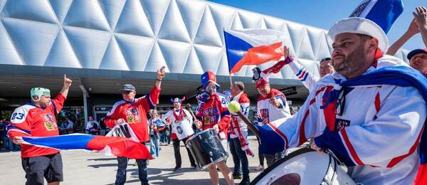 Fanoušci české hokejové reprezentace jsou všude
