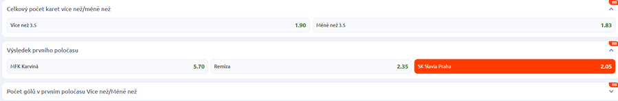Tip na výsledek zápasu Slavia vs. Karviná