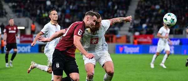 Jan Kuchta ze Sparty a Tomáš Petrášek z Hradce Králové