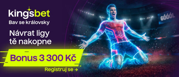 Kingsbet bonus za registraci a vklad je 3 300 Kč