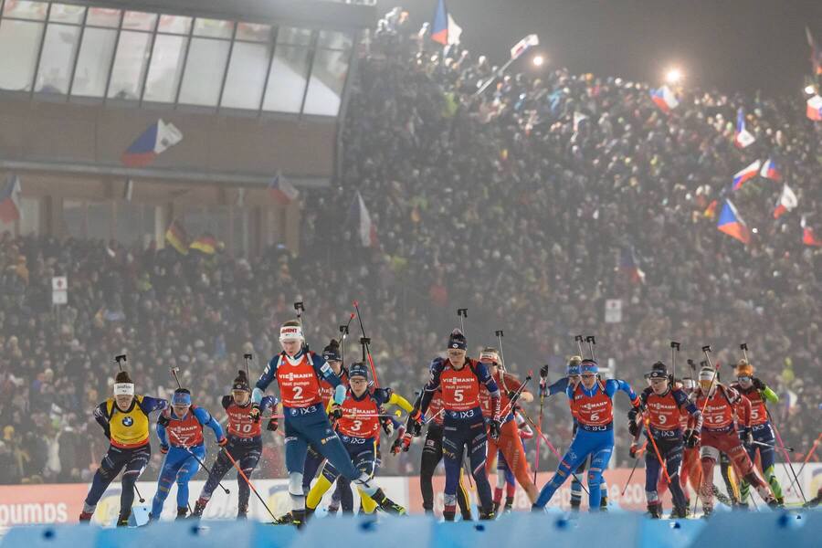 Biatlonistky se chystají na další závod na ZOH. Sledujte štafetu žen od 14:45