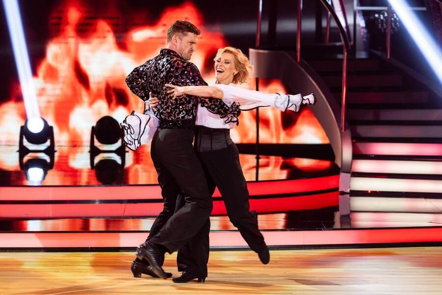 Ján Koleník a&nbsp;Tatiana Drexler ve finále 10. řady Let's Dance