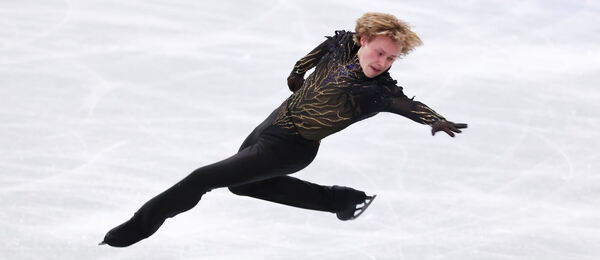 Ilia Malinin při skoku