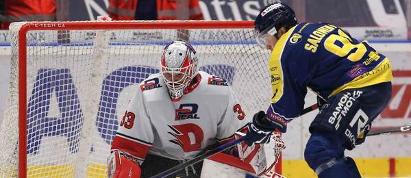 Momentka ze zápasu mezi pardubickou rezervou a Zlínem v rámci 17. kola Maxa ligy 2025/26