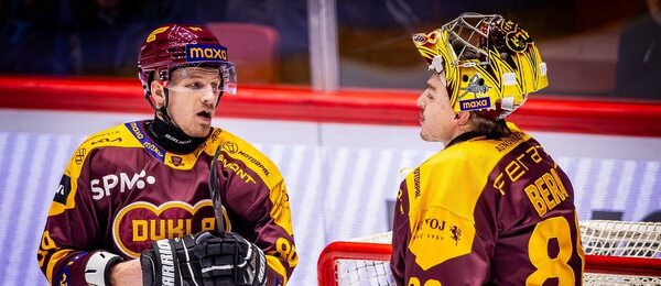 Filip Dundáček a Adam Beran z Jihlavy