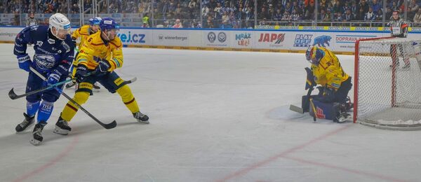 Momentka z předchozí utkání mezi Kometou a Motorem