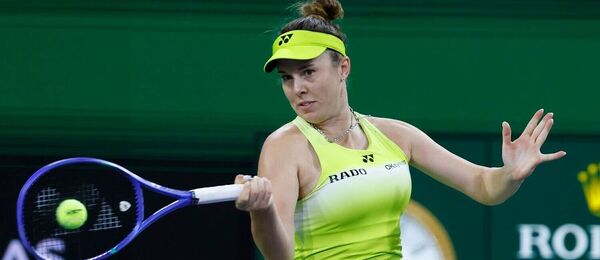 Linda Nosková během osmifinále WTA 1000 Indian Wells 2026 proti Alexandře Eale