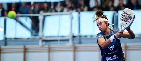 Hráčka padelu Beatriz González na turnaji v Gijónu