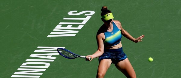 Linda Nosková na turnaji v Indian Wells 2026