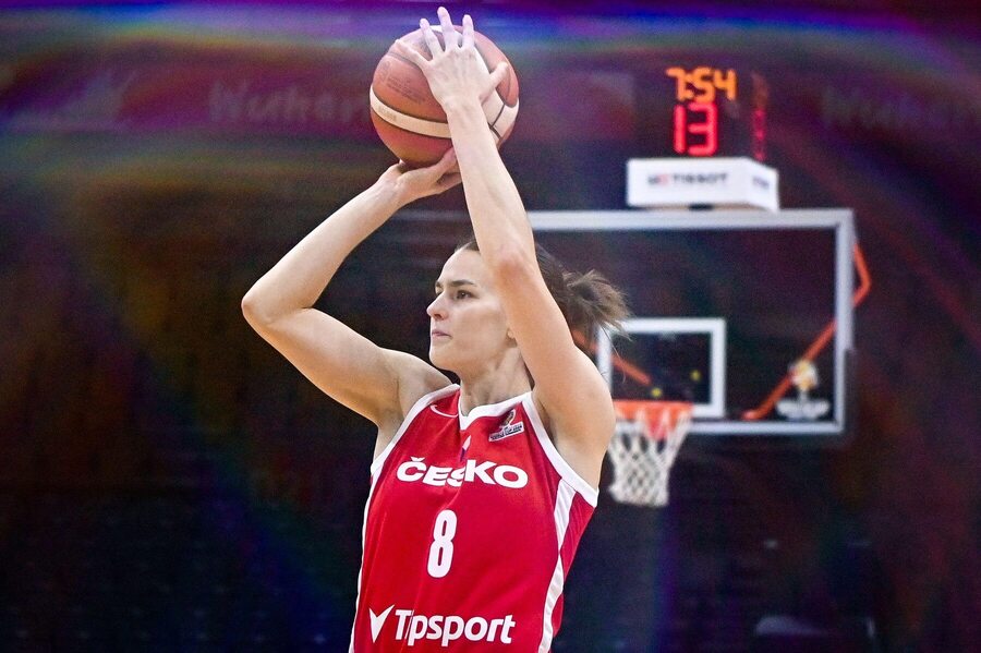 Veronika Voráčková v&nbsp;duelu proti Mali