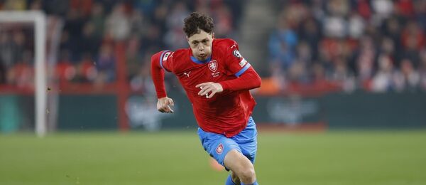 Ladislav Krejčí v dresu české reprezentace v zápase s Chorvatskem