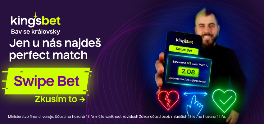 Vsaďte si Swipe Bet u&nbsp;Kingsbetu