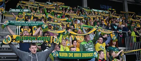 PlusLiga ve volejbalu: fanoušci klubu Warta Zawiercie