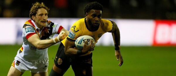 Zápas anglické Rugby Super League mezi Castlefordem a Bradfordem