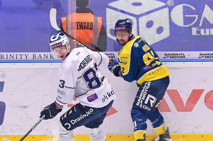 Na snímku Petr Moravec (vlevo) a&nbsp;Petr Holík