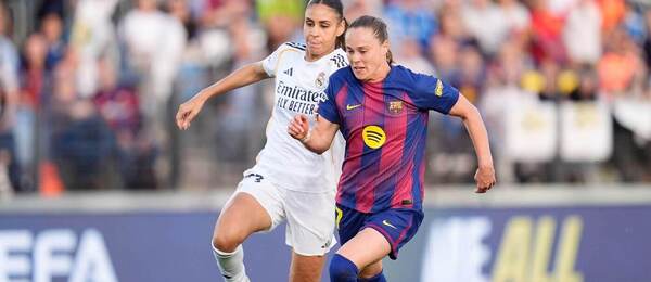 Barcelonská Ewa Pajor vstřelila v posledním vzájemném utkání v Lize mistrů Realu dva góly