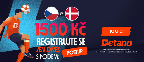 Unikátní Betano promo kód pro 31. 3. 2026 je POSTUP