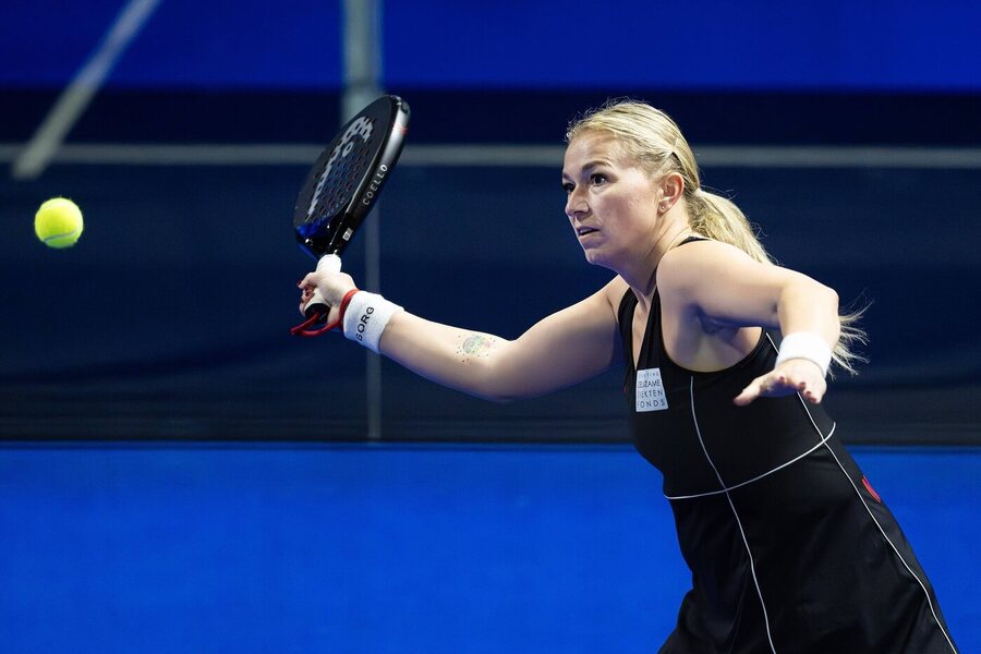 Michaela Krajicek na turnaji v&nbsp;padelu