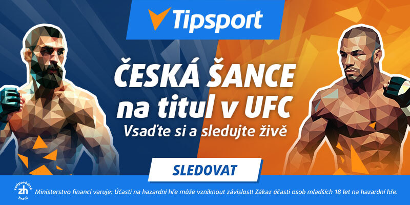 Titulovou bitvu Jiří Procházka vs. Carlos Ulberg můžete sledovat zdarma na Tipsport TV