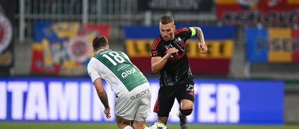 Lukáš Haraslín ze Sparty a Martin Cedidla z Jablonce