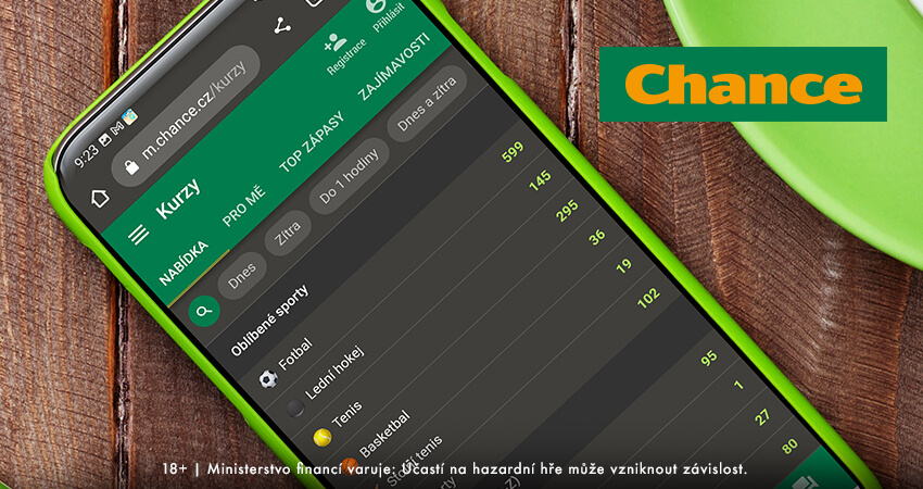 Jaké existují možnosti pro Chance vklady a&nbsp;výběry?