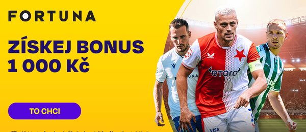 Fortuna nabízí narozeninový bonus každému zaregistrovanému sázkaři.