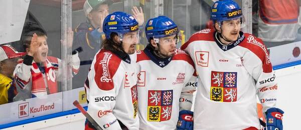Daniel Voženílek, Matyáš Filip a Matyáš Kantner na Fortuna Hockey Games