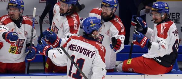 Česko se ve druhém utkání na Fortuna Hockey Games utká se Švédskem, hraje se od 16:00